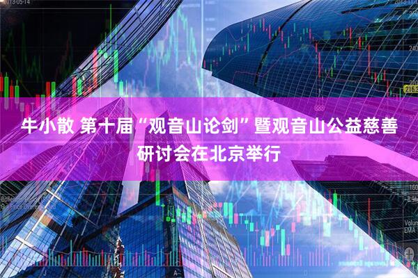 牛小散 第十届“观音山论剑”暨观音山公益慈善研讨会在北京举行