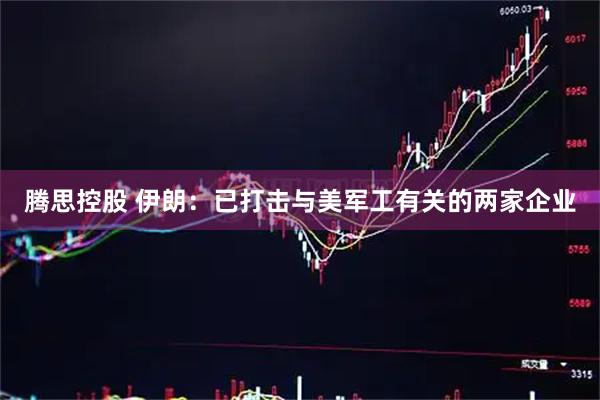 腾思控股 伊朗：已打击与美军工有关的两家企业