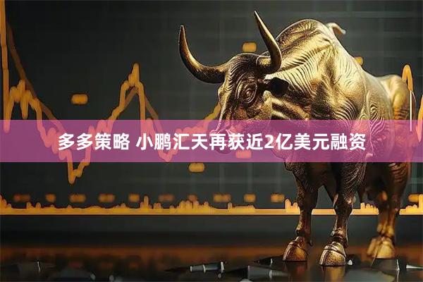 多多策略 小鹏汇天再获近2亿美元融资