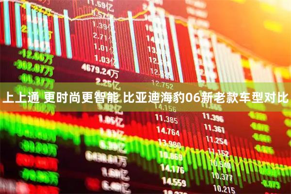 上上通 更时尚更智能 比亚迪海豹06新老款车型对比