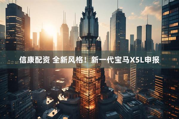 信康配资 全新风格！新一代宝马X5L申报