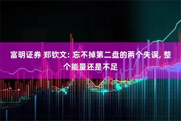富明证券 郑钦文: 忘不掉第二盘的两个失误, 整个能量还是不足